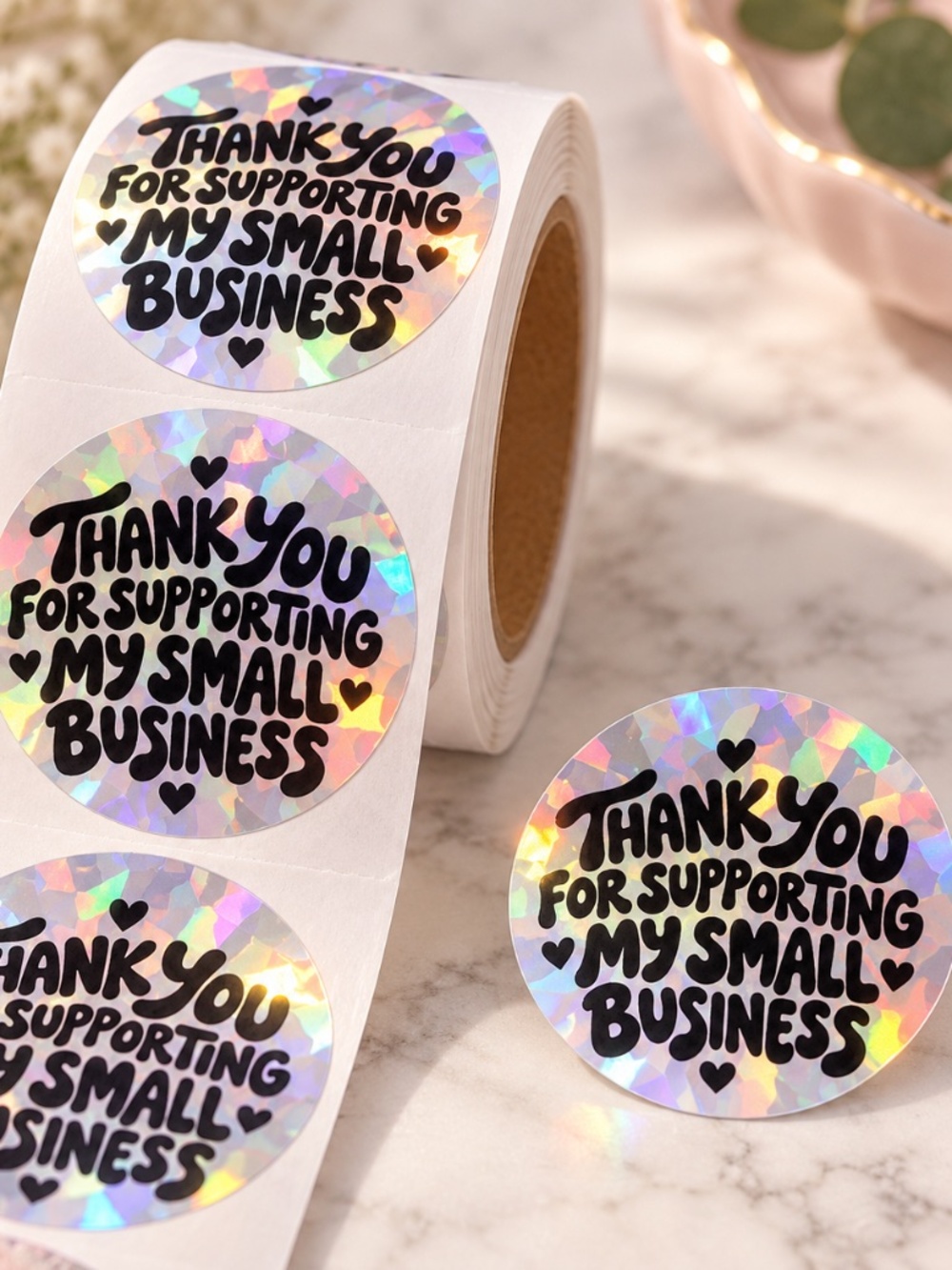 Thank you for supporting my small business thermal stickers